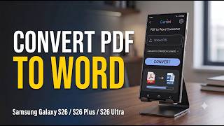 Samsung S26 | Преобразование PDF-файла в файл Word на Galaxy S26, S26 Plus и S26 Ultra screenshot 2