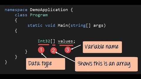C# Zero to Hero -Arrays| آرایه ها در سی شارپ