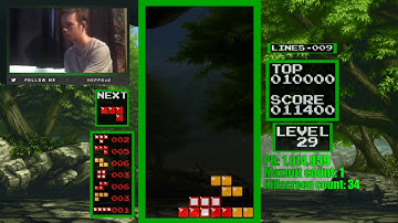 NES Tetris - 14 Lines on Level 29 (PB)