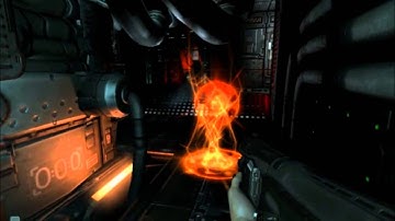 Doom 3 eleventh level-mission walkthrough (Communications: Central Communications Tower)