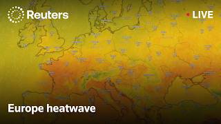 LIVE: Heat map shows heatwave across Europe