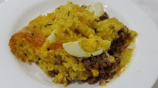 Chilean Pastel De Choclo Corn Pudding
