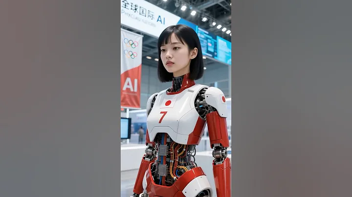 🇯🇵 The Future of Team Japan? Meet Their Humanoid No.7  #robot #humanoid #Future #Olympics #aiart