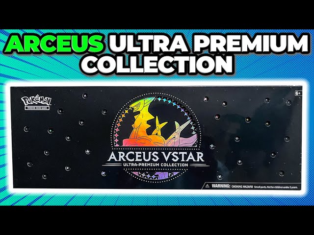 Pokemon TCG Arceus V + Arceus VSTAR Ultra-Premium Collection Metal Card  GameStop Exclusive 