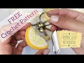 Crochet Keychain Lemon Slice Easy To Follow Crochet Pattern Beginner Friendly Amigurumi Tutorial