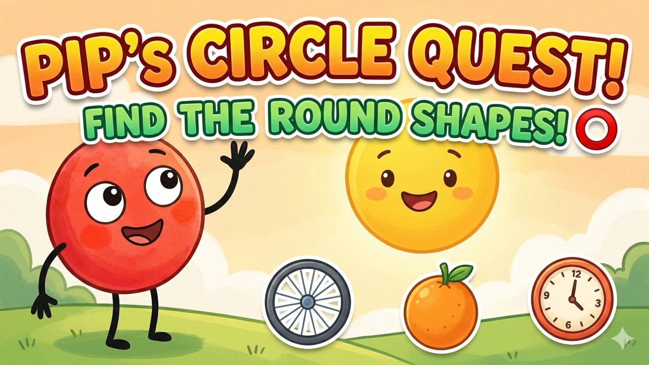 🔴 Find the Circle! | Learn Shapes Story for Toddlers & Preschoolers | Recognizing Circle Shapes