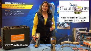 NAAA Ag Aviation Expo 2020 - ViewTech Borescopes - Video Borescopes for Aviation Inspections