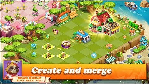 Boom Merge: Build Animal City - Android Gameplay