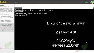 Security Pro Lab 6.7.8 Change a User s Password TestOut