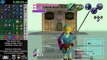 Ocarina of Time Randomizer - No Logic, Max Random Item Settings