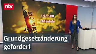 Was in den Hitzeschutz-Planen der SPD steht ntv