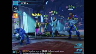 Doom raid 3.4 Mutant boss node 2 shots.