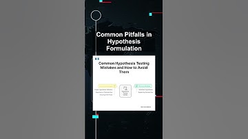 Common Pitfalls in Hypothesis Formulation #ai #artificialintelligence #machinelearning #aiagent