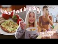Healthy. What I Eat in a Day + Workout Routine | Ella Elbells