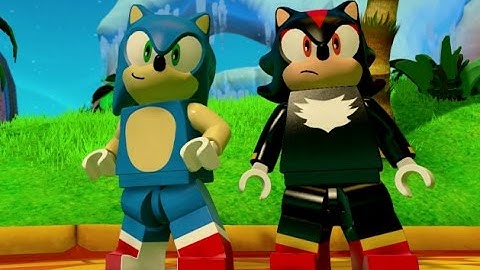 LEGO Dimensions - Sonic the Hedgehog Free Roam Gameplay (Sonic Adventure World)