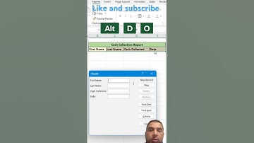 Data Entry Form using shortcut l Amazing tips in excel #excel #excelshorts#ytshorts#shorts #trending