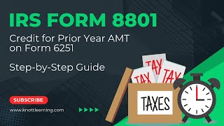 IRS Form 8801 (Credit for Prior Year AMT)  StepbyStep Guide and Example