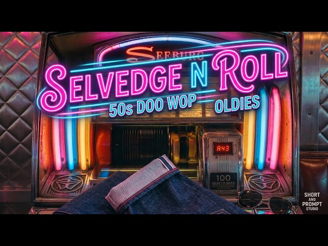 Selvedge N Roll ( Doo Wop Music Oldies) 1950s Jukebox Theme Big