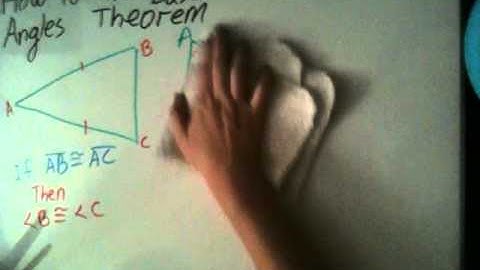 How to use Base Angles Theorem (find the variable)