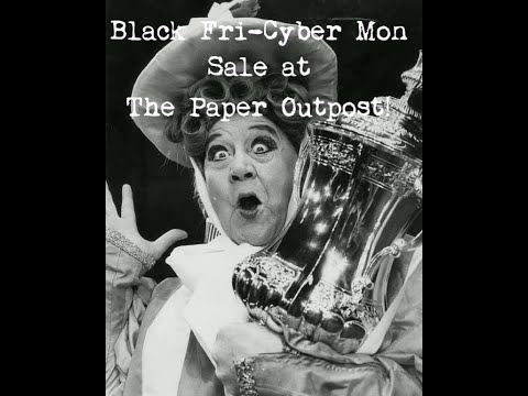 BIG BLACK FRIDAY through CYBER MONDAY  SALE at The Paper Outpost Etsy Shop! Plus Let's Draw Heads!