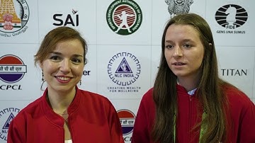 Interview with IM Sabrina Vega and WFM María Eizaguerri (Spain) | 44th Chess Olympiad, Round 4 |