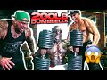 Chest workout w 200lb dumbbells  kali muscle  big boy