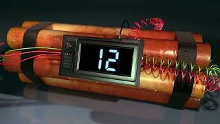 Time Bomb birthday Version 3d Animation🧯🧯🔥🔥 | Happy Birthday Birthday bomb Version🔥 | #3d #animation
