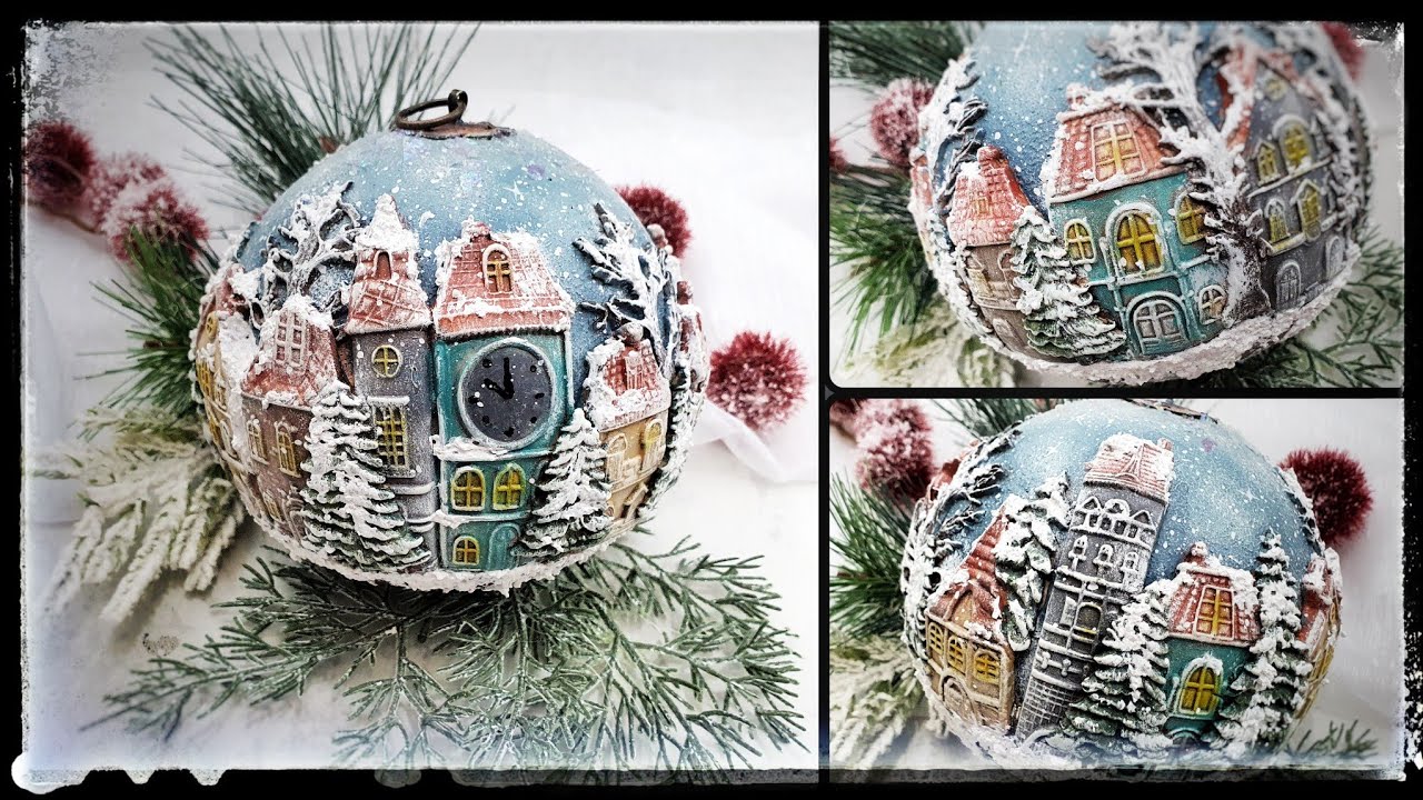 Decoration christmas🎄 city in winter ...