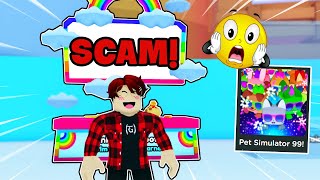 Những Chiêu Trò LỪA ĐẢO (SCAM) Hiện Tại Trong Pet Simulator 99! - Roblox