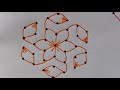 7*4 Simple Rangoli Design | Simple Kolam | Easy Muggulu @Meghasrangolidesigns-z2f