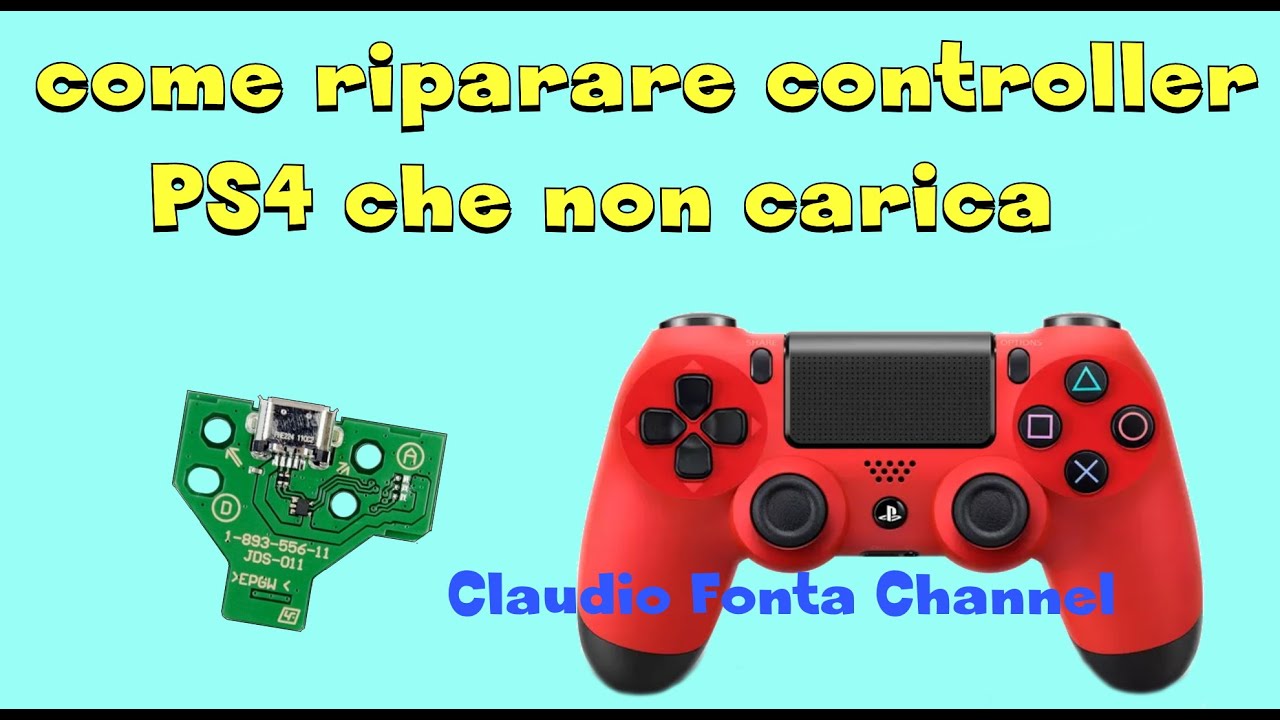 come smontare e riparare il controller dualshock ps4 - problema