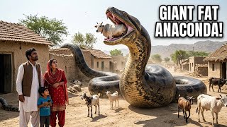 “Hunting Turned Horror | Giant Anaconda Attacks Village Couple!”