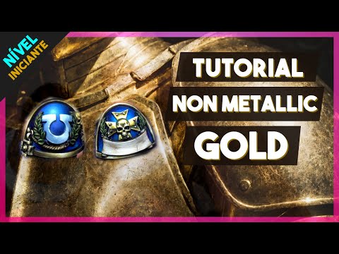 Tutorial Básico: Efeito de Metal Dourado (Metal não metálico ou NMM)