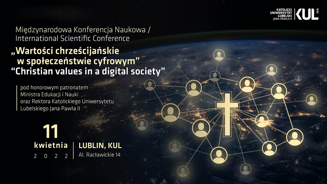 Wartości chrześcijańskie w społeczeństwie cyfrowym - YouTube