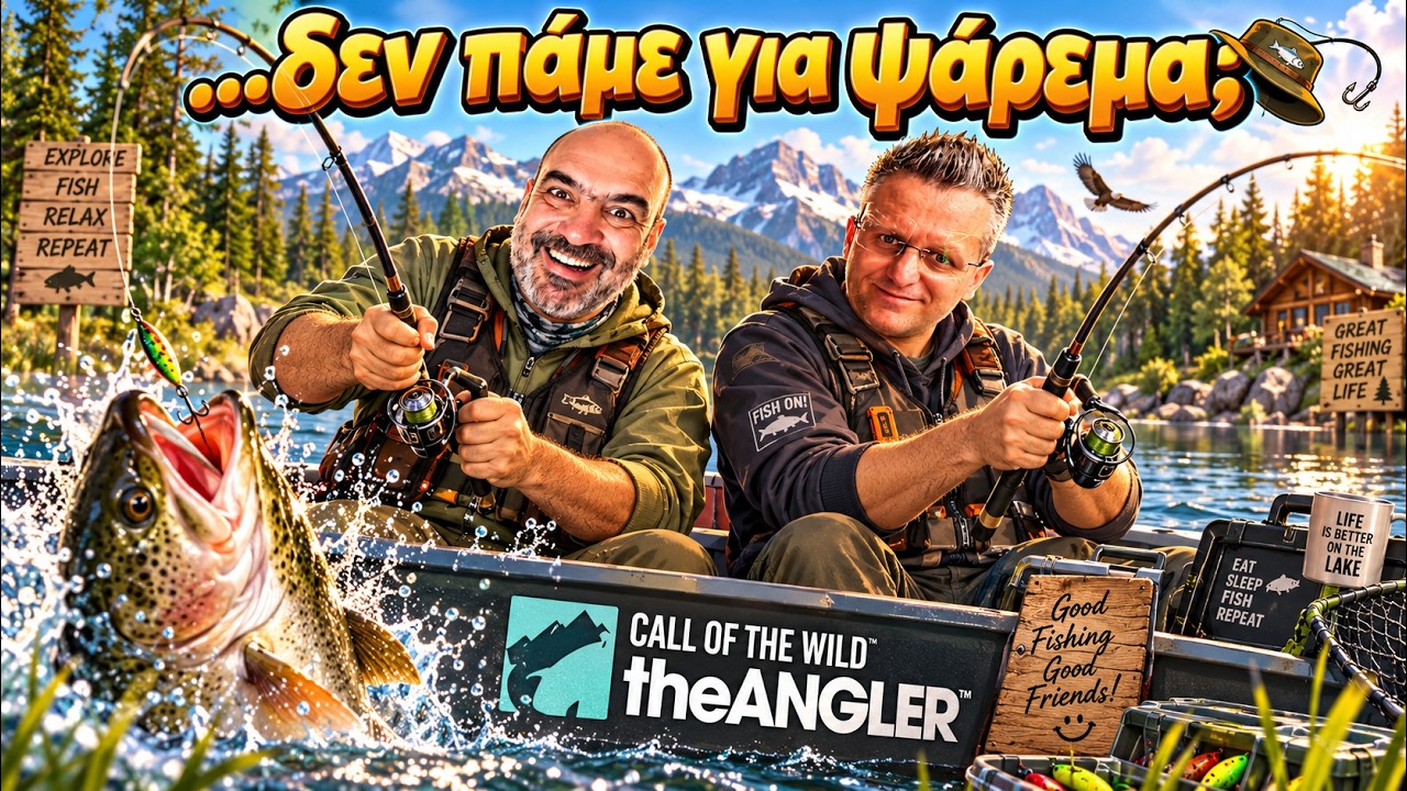... Δεν πάμε για ψάρεμα; 🐟 Call of the Wild: The Angler LIVE