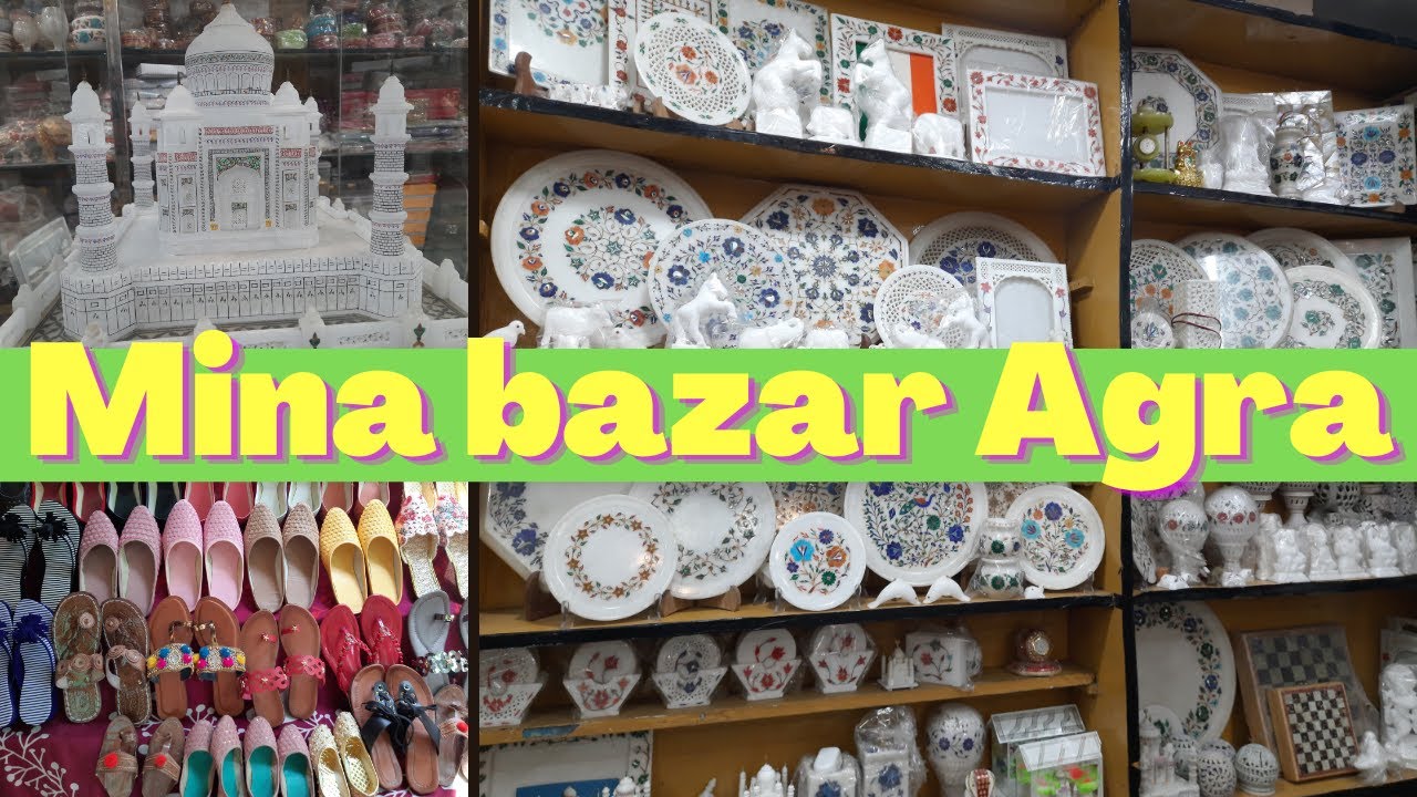 Mina bazar Agra Taj Mahal Agra Taj Mahal West Gate Market Agra