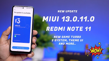 Official MIUI 13.0.11.0 Update for Redmi Note 11, New Features : Game Turbo, Security, theme