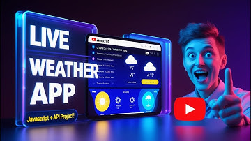 Build a Live Weather App with HTML, CSS & JavaScript | Real-Time API Project