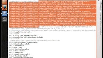 C Sharp on Ubuntu MonoDevelop ASP.NET Lifecycle