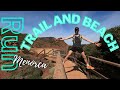 Trailrun to the Beach // virtual running //for treadmill // 2,5 km