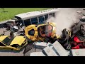 High Speed Pileup Cars Crashes | BeamNG.drive