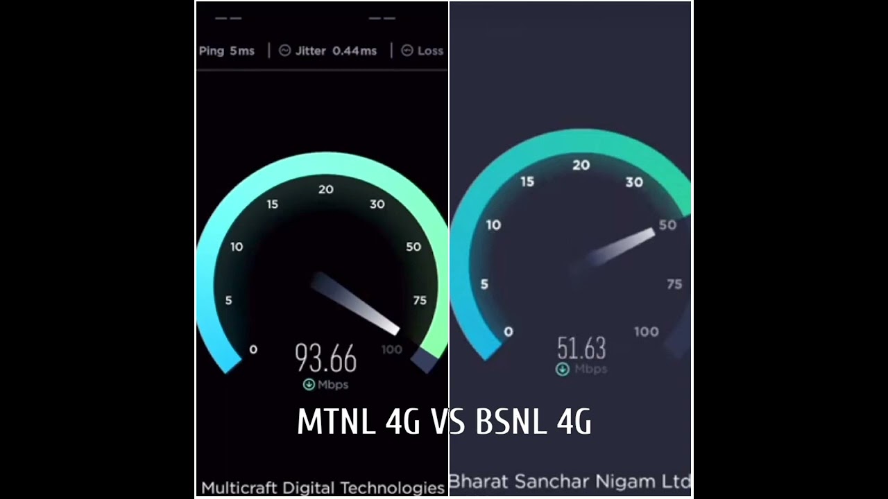 MTNL 4G VS BSNL 4G
