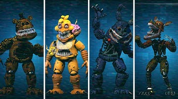 FNAF Twisted Animatronics| FNAF AR Workshop Animations [C4D/FNAF]