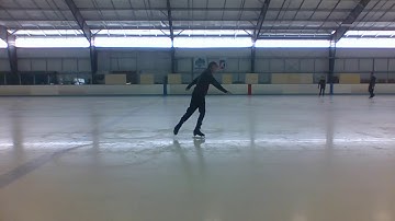 Figure Skating and compulsory figures / and THIS is how you do an outside loop