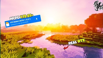 [ Ultra ] Realistic Shaders For Mcpe 1.19.80/1.20 || Rtx Shaders For Minecraft Pe 1.19 ||