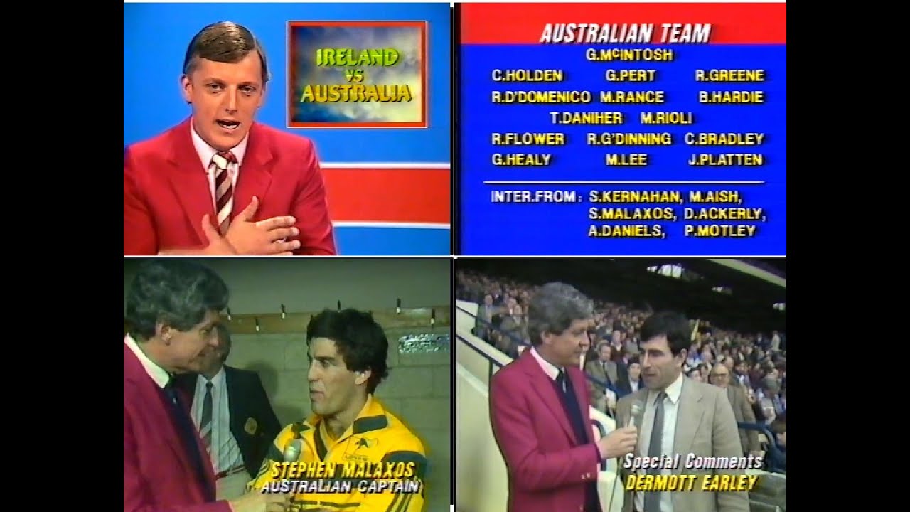 1984 2nd Test International Rules Ireland v Australia. Croke Park