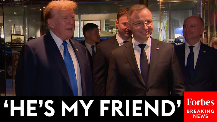 NAJNOWSZE: Trump wita prezydenta Polski Andrzeja Dudę na kolacji w Trump Tower