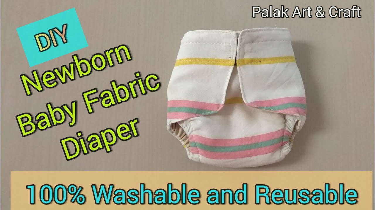 Newborn Baby Fabric Diaper, 100℅ Washable and Reusable, Baby Cotton