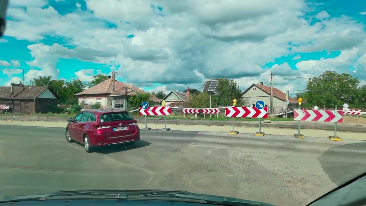 Székkutas - Szentes (driving in Hungary)