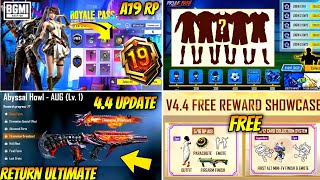 BGMI NEXT ULTIMATE | BGMI A19 ROYAL PASS | BGMI 4.4 RETURN ULTIMATE GUN SKIN | NEXT PRIZE PATH | A19